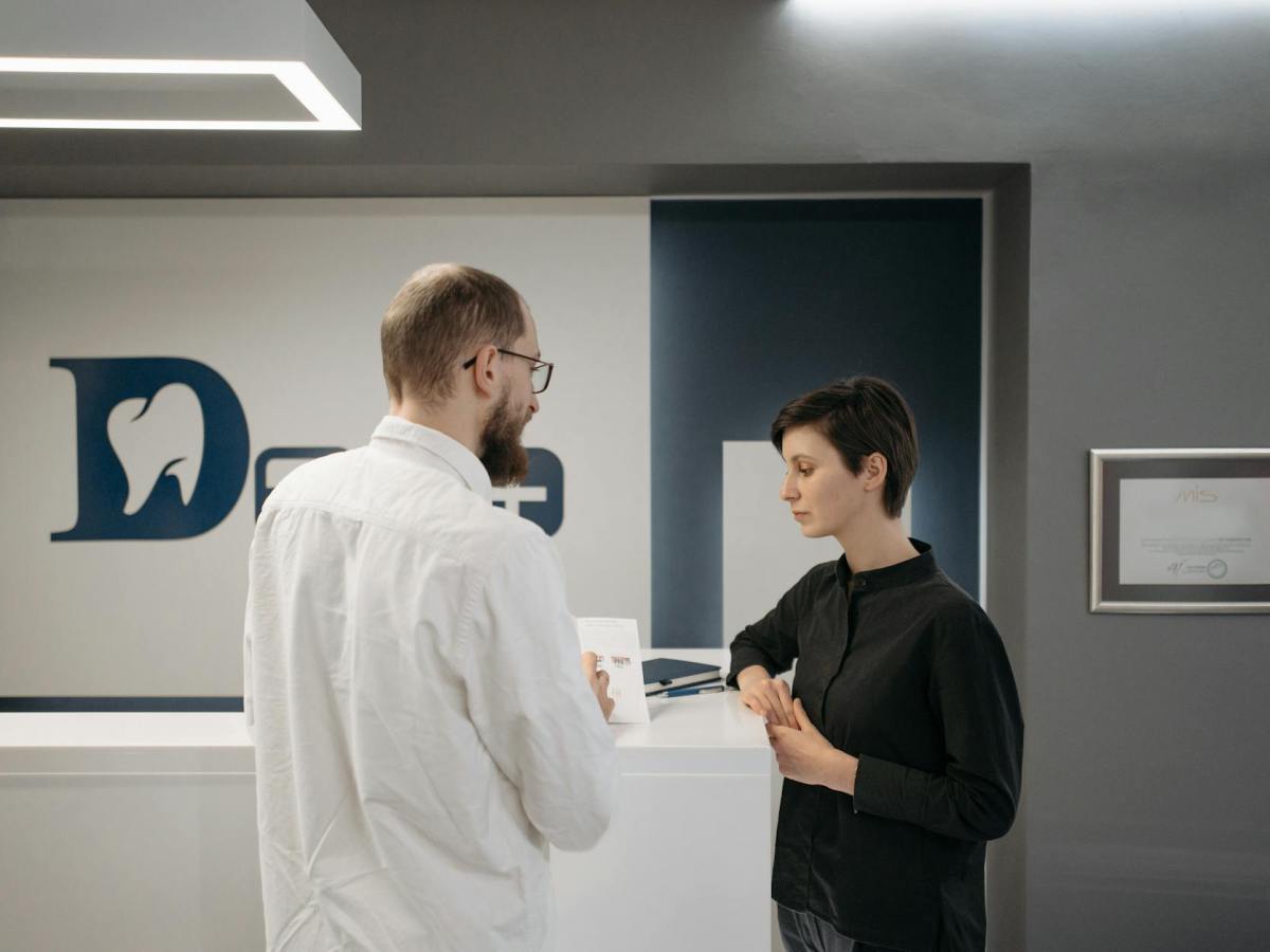 Checking in at the dentist’s&nbsp;office